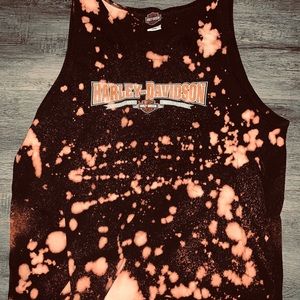 Harley Davidson Acid Dye Muscle Tank